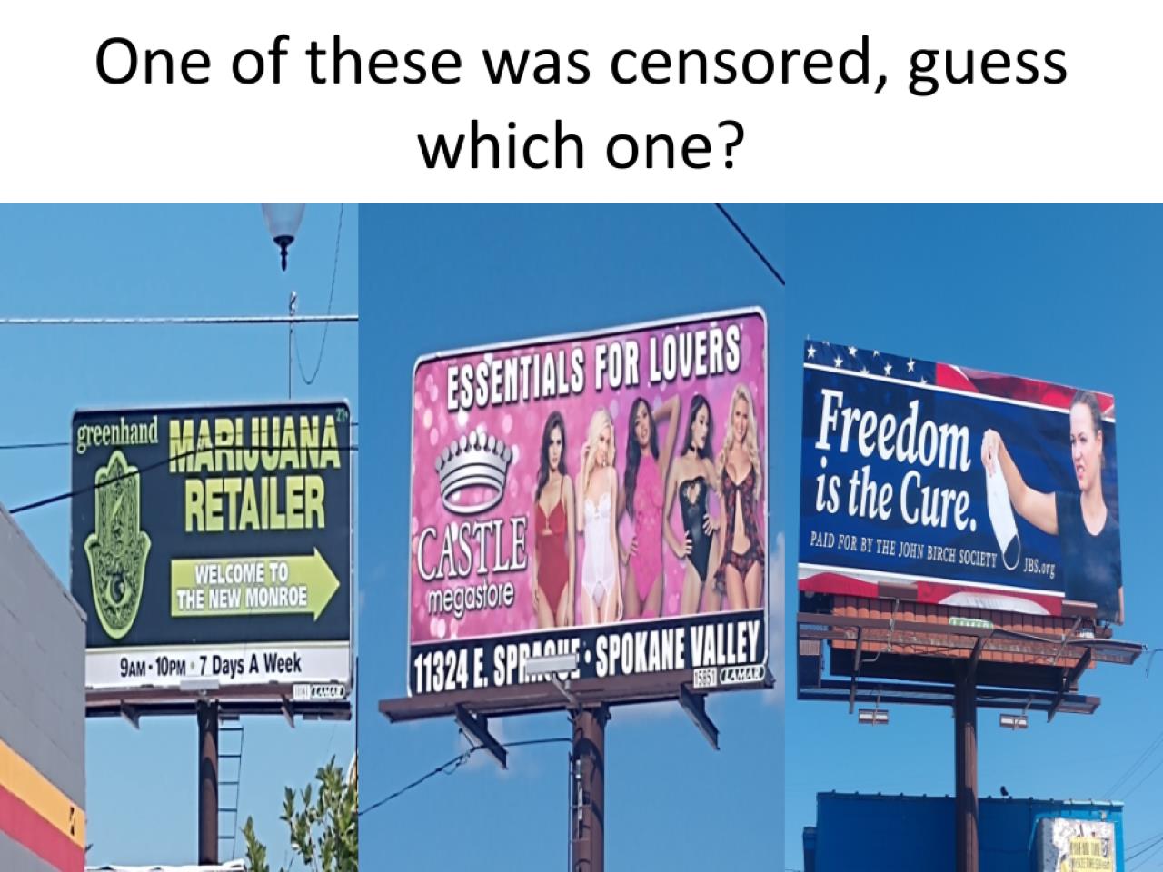 billboards censored