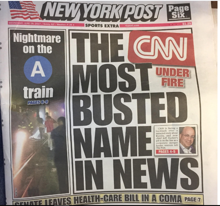 new york post headline cnn