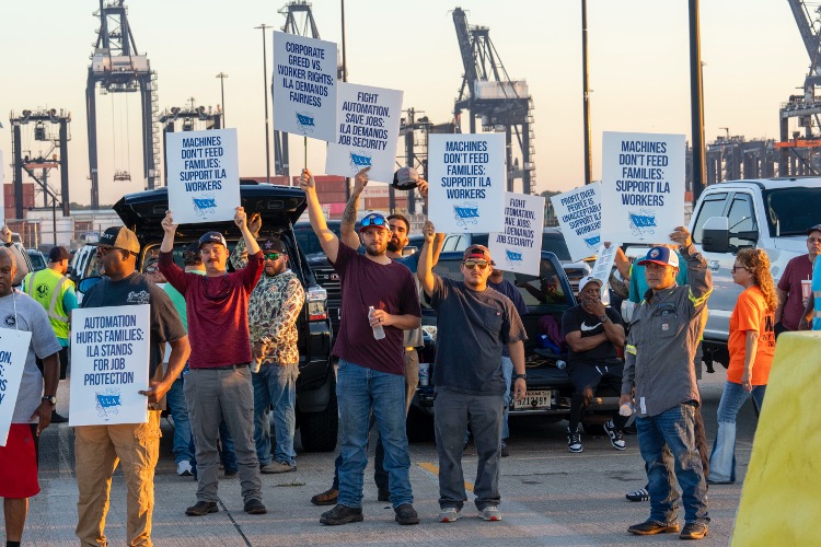 East Coast, Gulf Coast Port Worker Strike Begins The New American