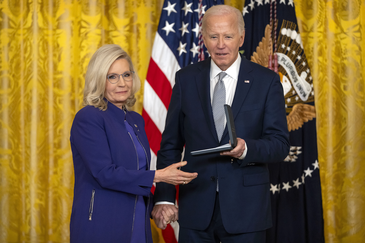 What Biden Didn’t Say About Cheney and Thompson at Medal Ceremony