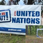 Vandalized Banner Revives Interest in The John Birch Society