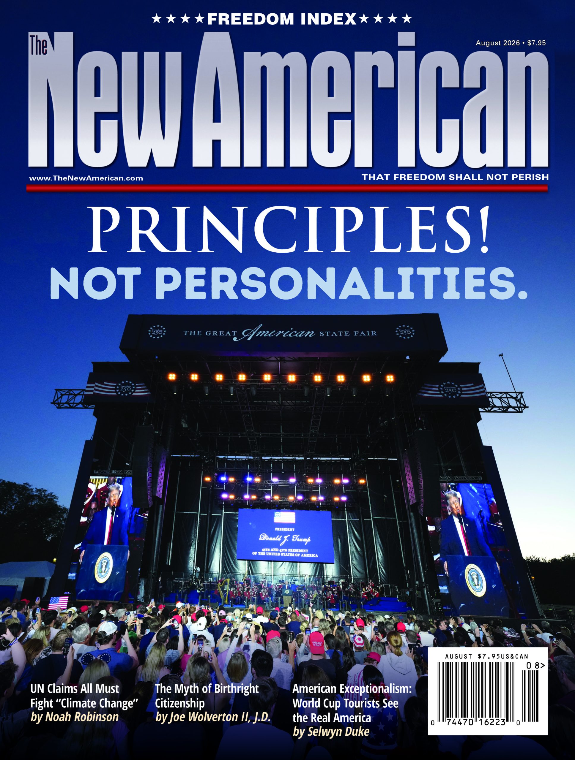 Principles... Not Personalities