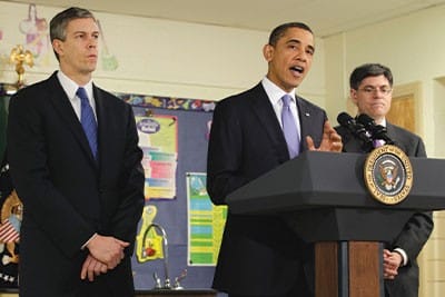 President Obama funding federal education spending cuts