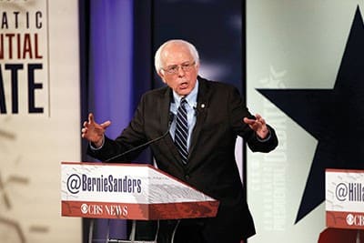 Bernie Sanders Democratic presidential candidate terrorism wars
