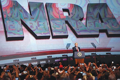 President Trump NRA Gun-rights