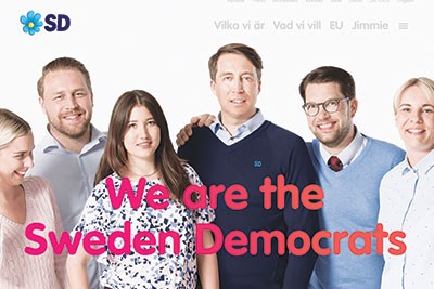 Pro-Swedish political party Sweden Democrat