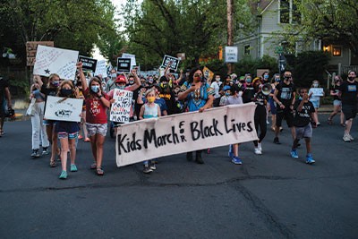 1619 Project Portland march against America Black Lives Matter