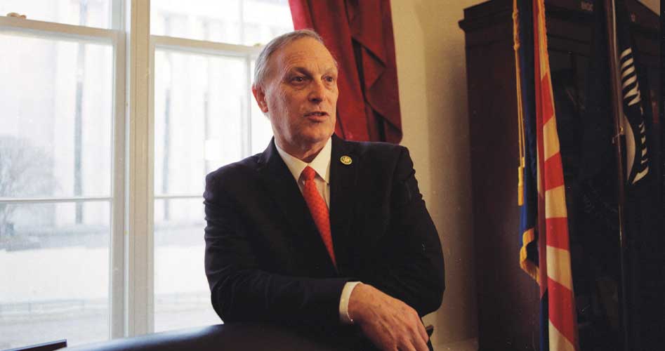 Steve Bonta interviews Arizona congressman Andy Biggs in December for The New American's cover story in our January 15, 2024 issue.