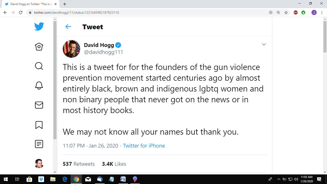 David Hogg Tweet1