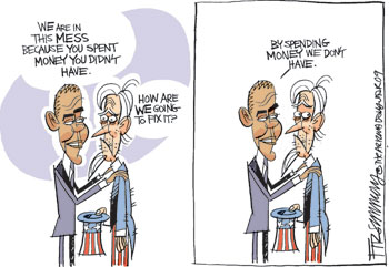 Full Obama and Uncle Sam cartoon