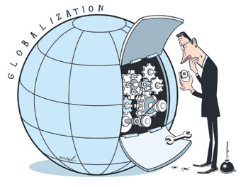 Complete Cagle Cartoon on Globalization