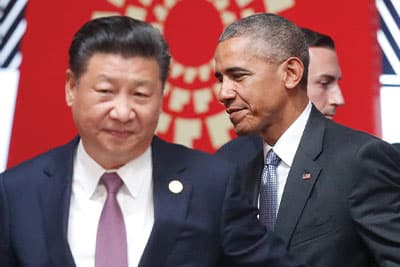 Obama Communist Chinese Xi Jinping climate China