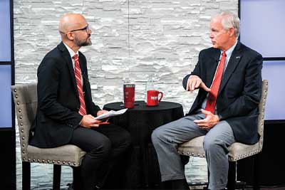 Paul Dragu interviews Senator Ron Johnson in Appleton for The New American's cover story in our August 14th issue.