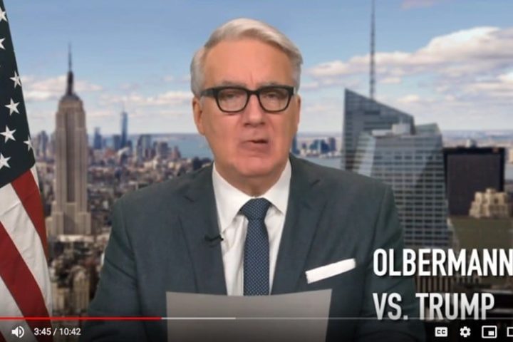 Olbermann Unhinged: Trump Is Staging a Coup, Should Be Arrested. Carlson Smear Deleted