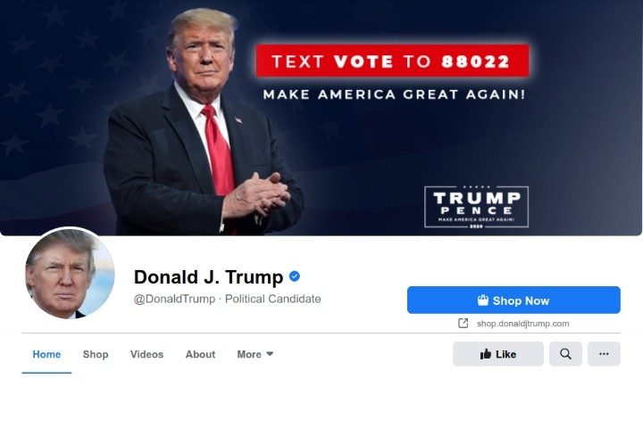 Facebook Replaces “President” on Trump’s Page With “Political Candidate”
