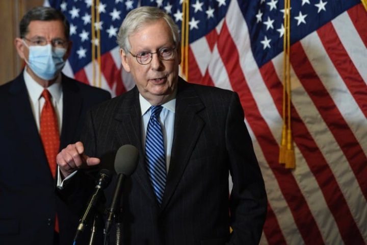 McConnell Says Senate Will Return for Rare Post-Christmas Session if It Has to Override Trump Veto