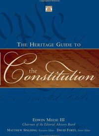 A Look at the Heritage Guide to the U.S. Constitution