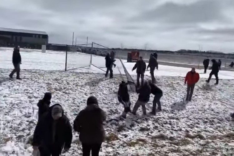 UPDATE: Protestors Tear Down Fencing of Seized Alberta Church; Police Respond in Armed Riot Gear