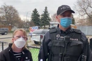 “History Is Teaching Us That These People Will Never Stop … Taking Your Rights”; Heroic Calgary Pastor Drives Police from His Church, AGAIN