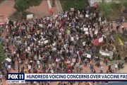 “No ‘Freedom Papers!’”: Hundreds Rally Against Vaccine Passports in Orange County