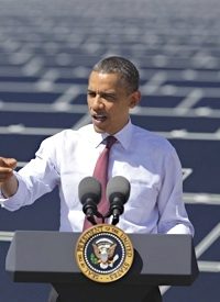 Obama Bolsters Support for Clean Energy at Nevada Solar Plant