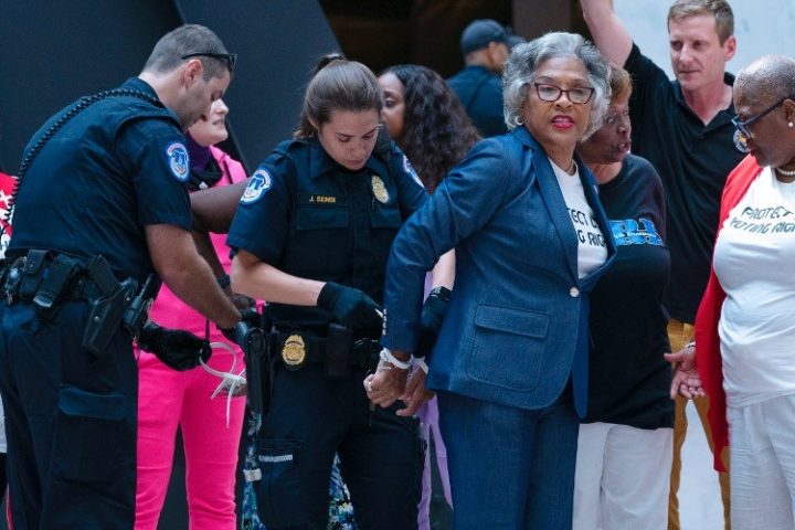 Democrat Congresswoman Arrested During “Voting Rights” Protest in D.C.