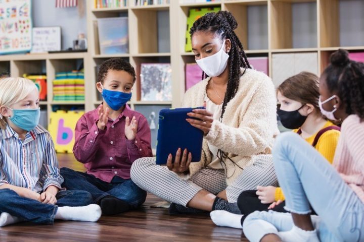 AAP: Masks Recommended for All Children Over 2