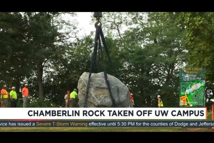 Ancient Rock Removed From UW-Madison Over “Racism” Claims