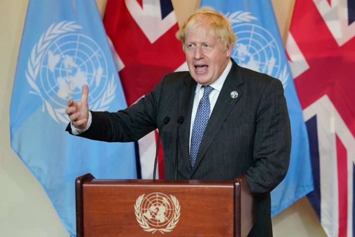 Boris Johnson Chastises World Leaders on Climate Change at United Nations