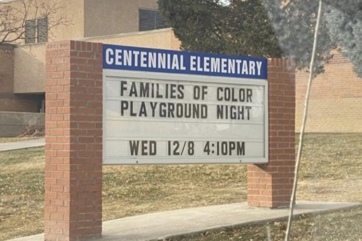 School Plans “Families of Color Playground Night,” but Not “Families of No Color Playground Night”