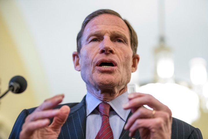 Hit for Appearance at Communist Ceremony, Democrat Blumenthal Said He Didn’t Know Who Sponsored Event