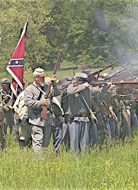 Scores of Germans Reenact Civil War Battles