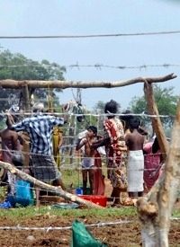 Sri Lanka Frees Priests, but Still Holds 300,000 Tamils