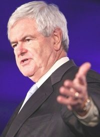 Gingrich and Johnson Address Crowd at Republican Leadership Conference