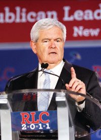 GOP Presidential Candidate Newt Gingrich