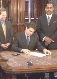 Rick Perry Signed Hate Crimes Bill in Texas