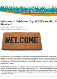 Oklahoma City Leaves ICLEI but Not Agenda 21