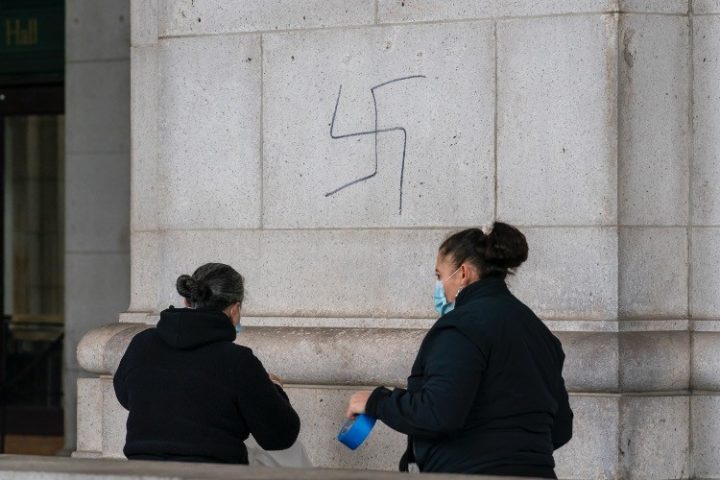 Swastika Artist Is Illegal Mexican — Arrested Just Before He Vandalized Train Station