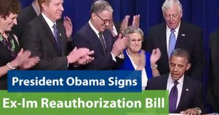 Obama Signs Bill Reauthorizing Program He Once Called “Corporate Welfare”