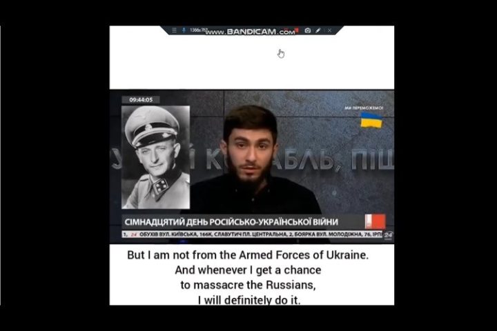 Ukrainian TV Personality Calls for Genocide of Russian Children, Quotes Adolf Eichmann in Unhinged Rant