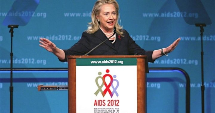 Hillary Clinton Pledges 80 Million to Global AIDS Effort