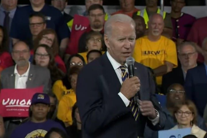 Biden Ramps Up the Rhetoric in Ohio as He and His Party Descend Into Oblivion