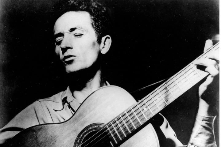 Oklahoma Newspaper Praises Woody Guthrie on 110th Birthday