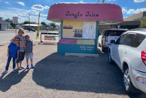 Texans Learn the Constitution Over Shaved Ice