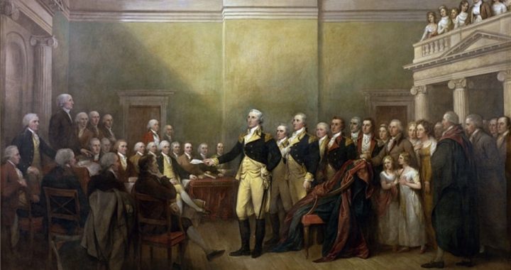 Victorious, George Washington Willingly Resigns and Heads Home for Christmas