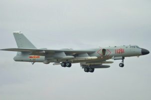 China Dispatches Unprecedented Number of Bombers to Taiwan Defense Zone