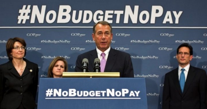 House Passes “No Budget, No Pay Act”