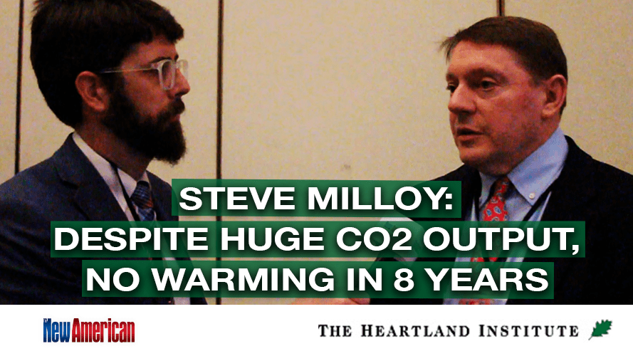 Despite Huge CO2 Output, No Warming in 8 Years: Steve Milloy of Junk Science