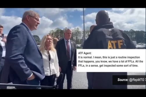 MTG, Other Republicans Confront ATF Inspectors in Georgia