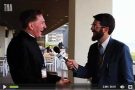 Alex Newman interviews Fr. James Altman at the First Landing ceremony commemorating the arrival of the first English settlers in Virginia in 1607.